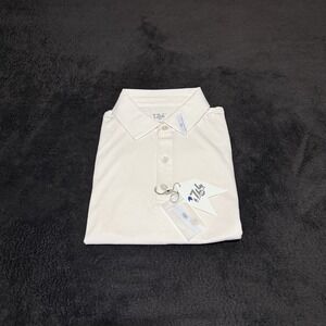 1764 Signiture Polo Shirt Mens M Sand Heather Performance Stretch Golf